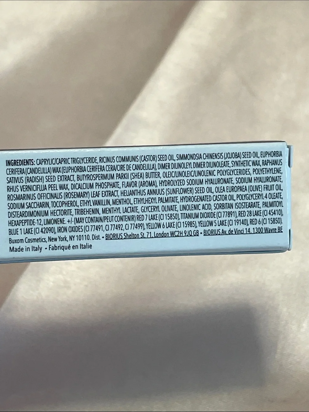 Buxom Full-On Plumping Lip Glow Balm in Peach Smoothie - NIB